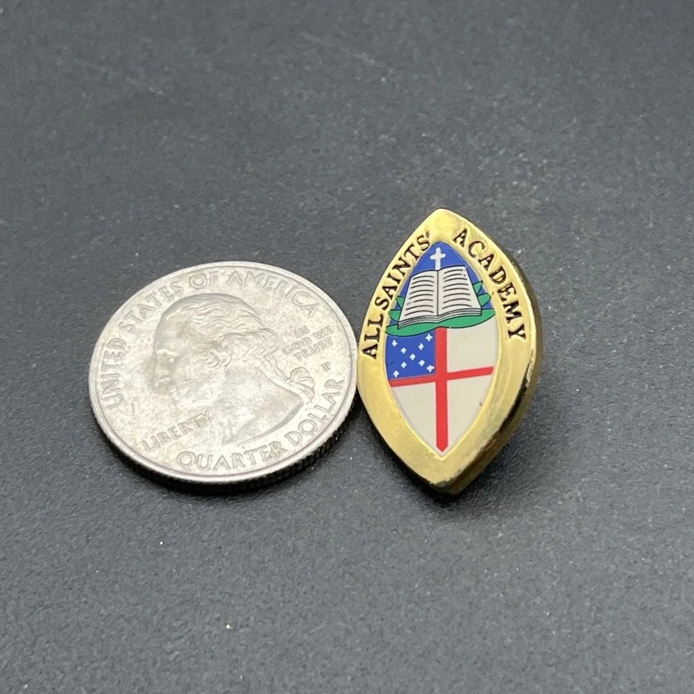 All Saints Academy Christian Religious Lapel‎ Hat Pin